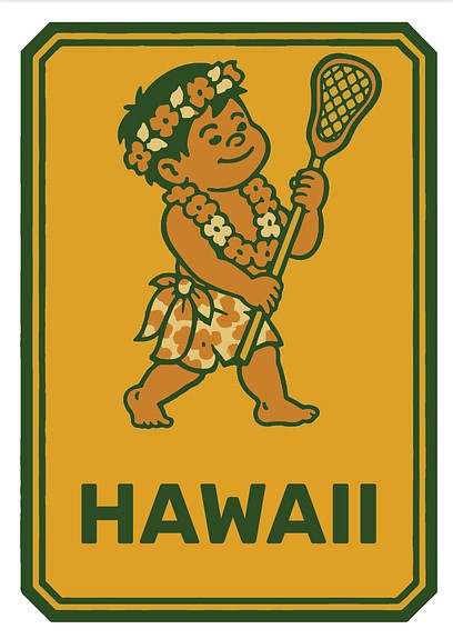 Hilax Hula Boy Sticker