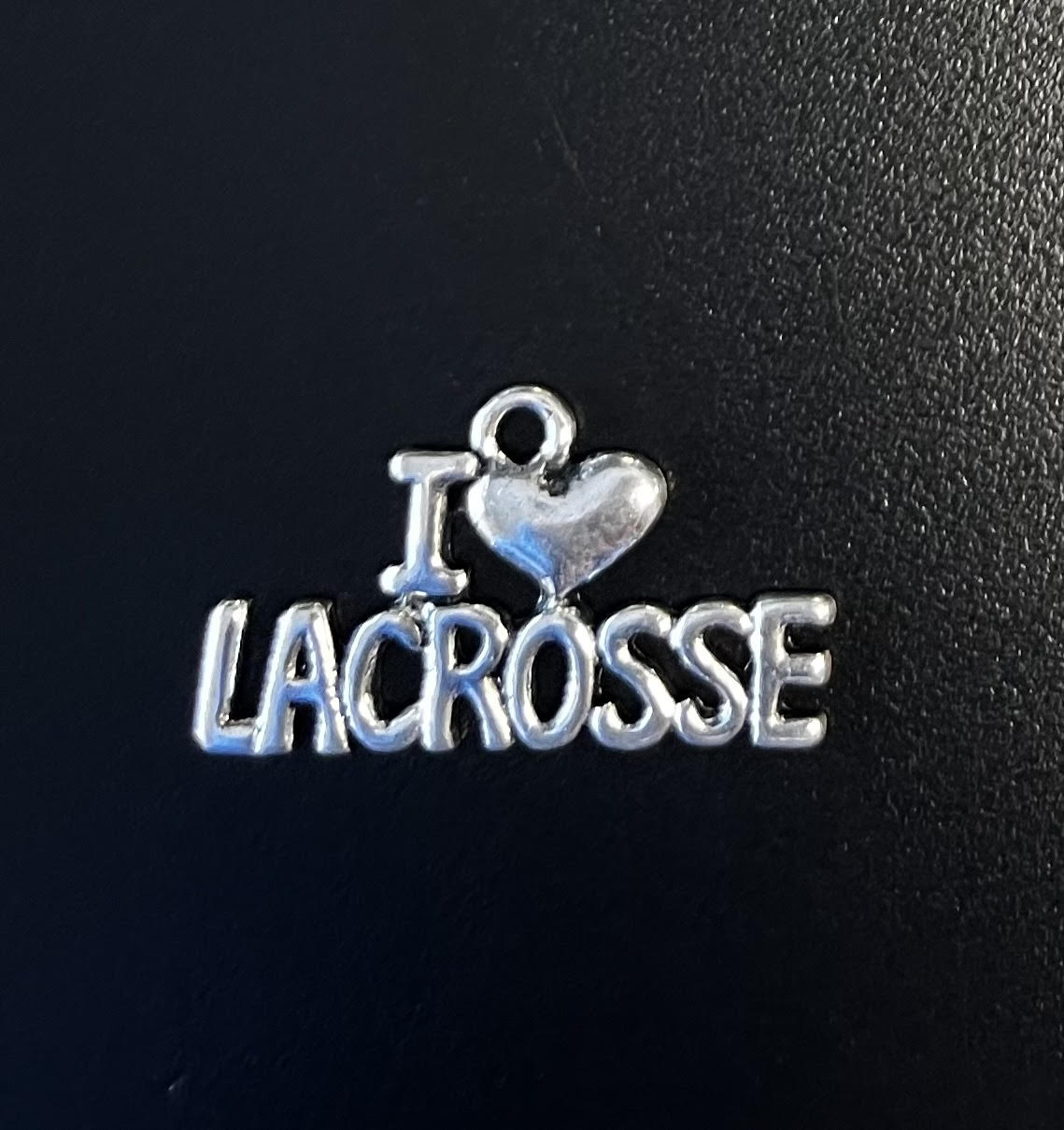 TWL I Love Lacrosse Necklace Charm