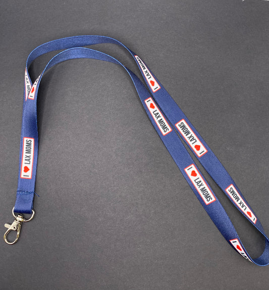 TWL I Heart Lax Moms Lanyard