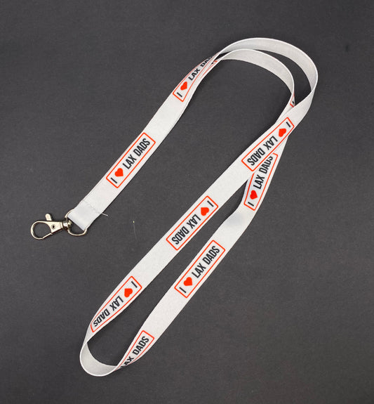 TWL I Heart Lax Dads Lanyard