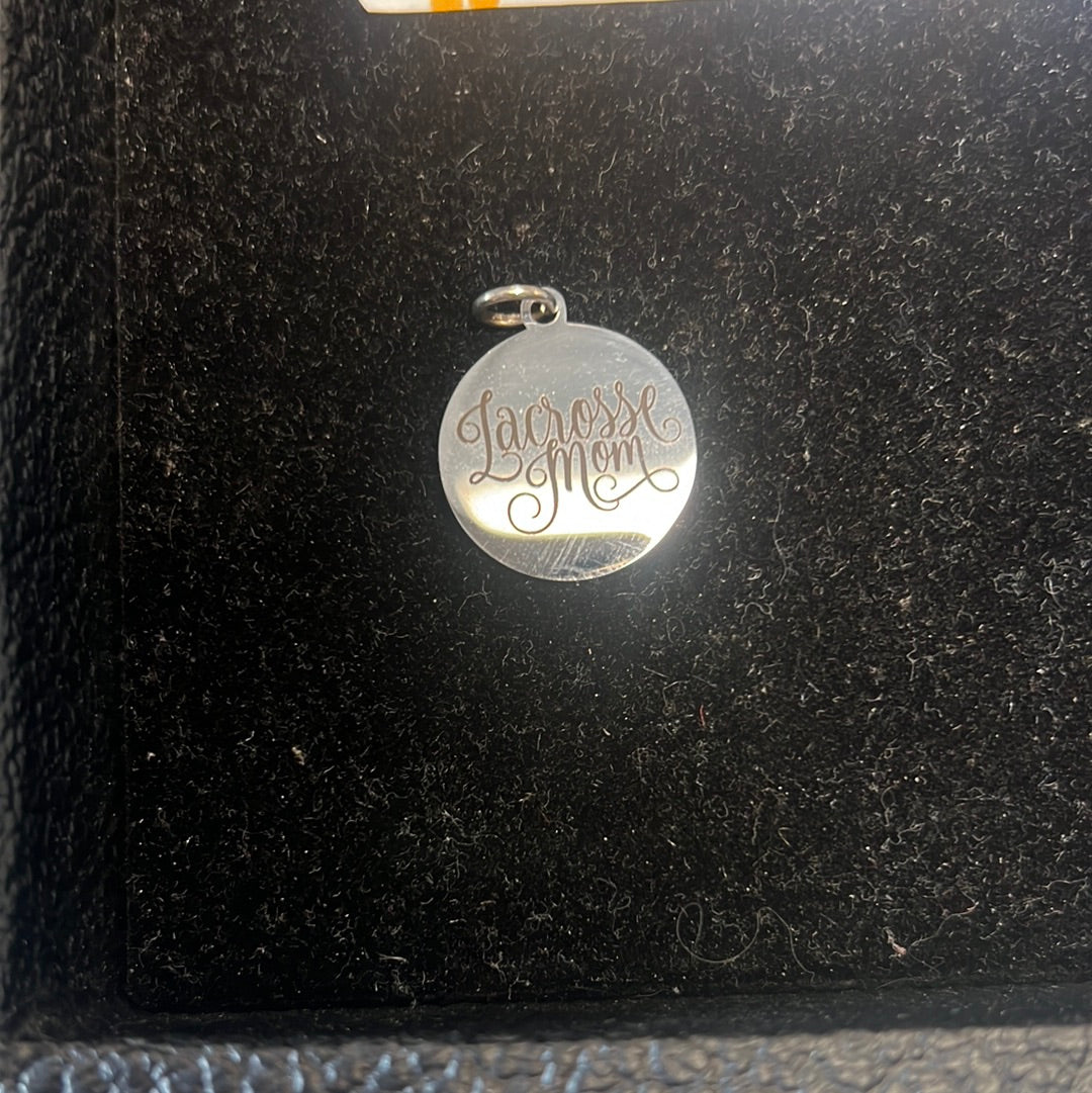 TWL Lacrosse Mom Necklace Charm