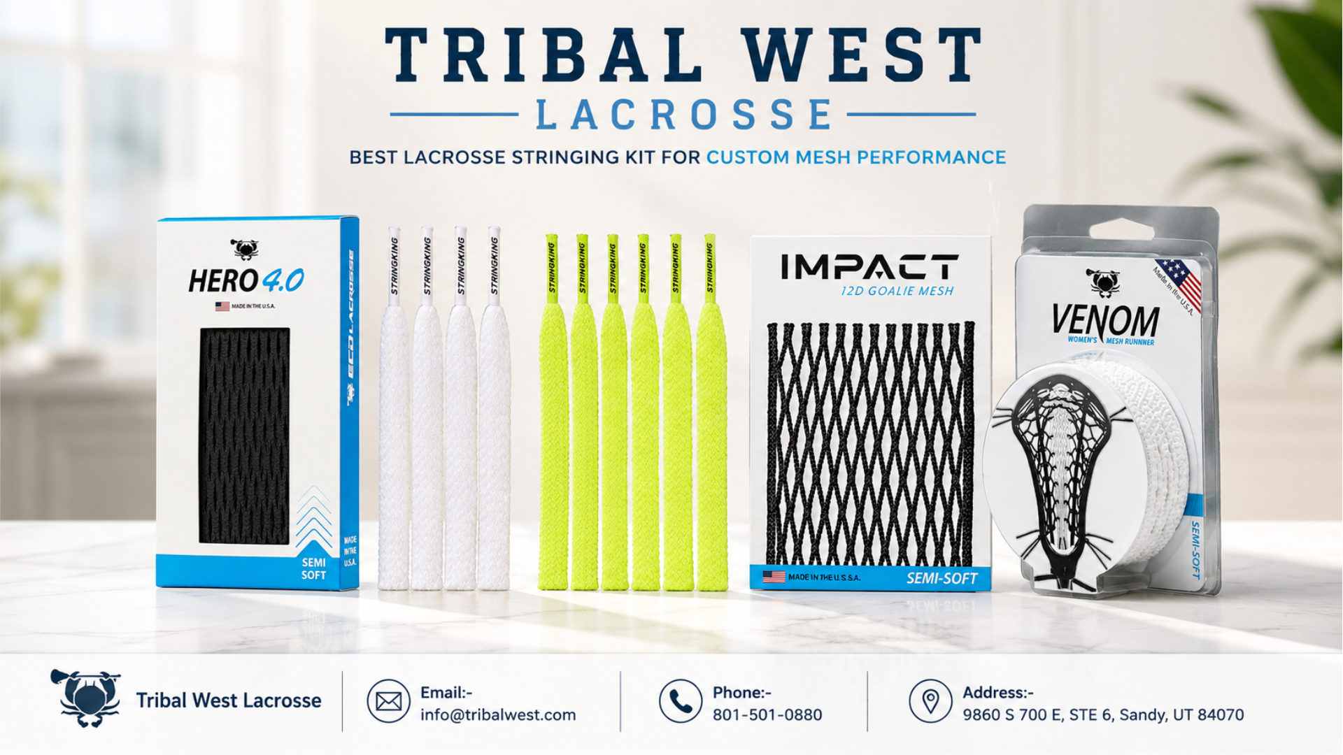Lacrosse Mesh & Stringing
