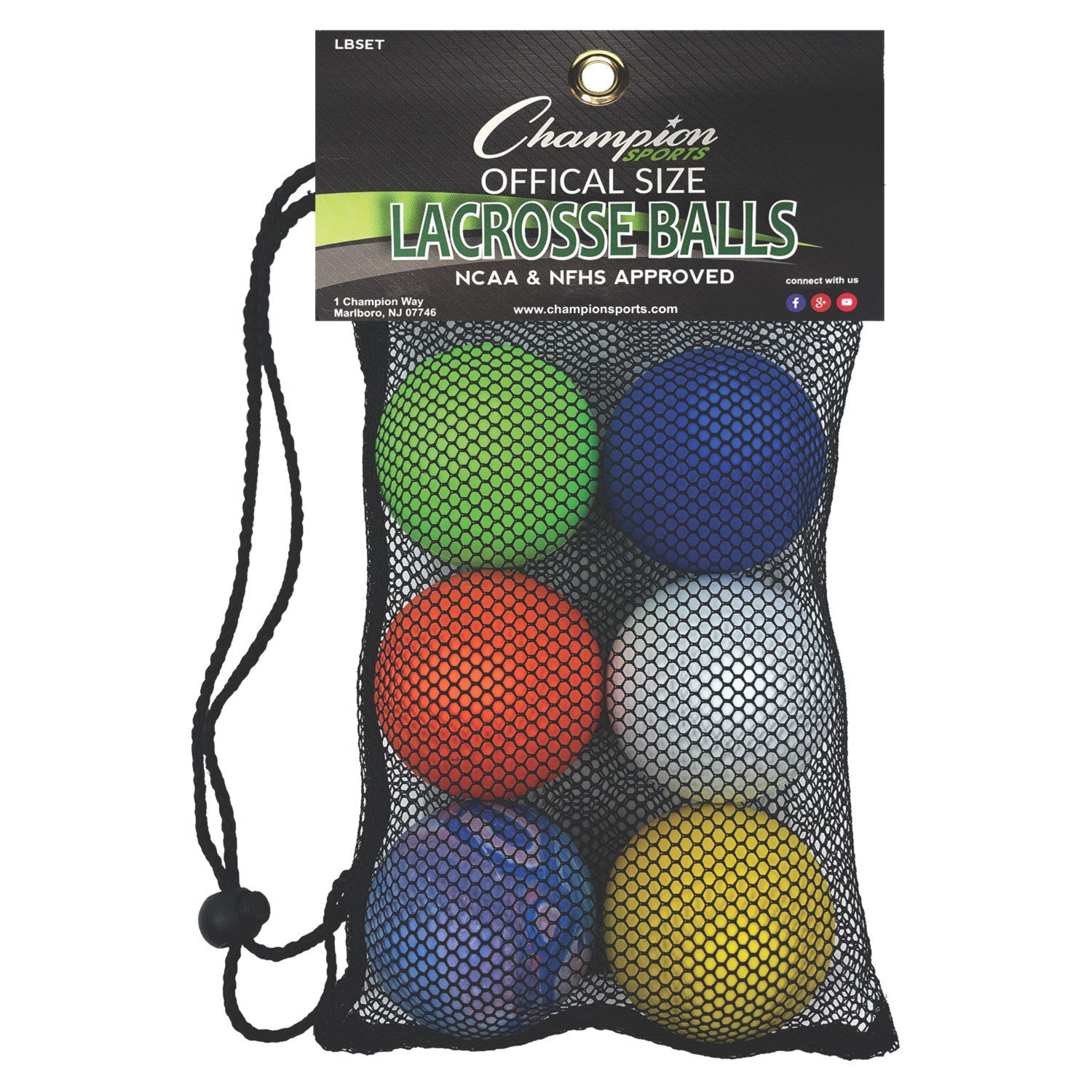 Champion Lacrosse Ball 6-Pack