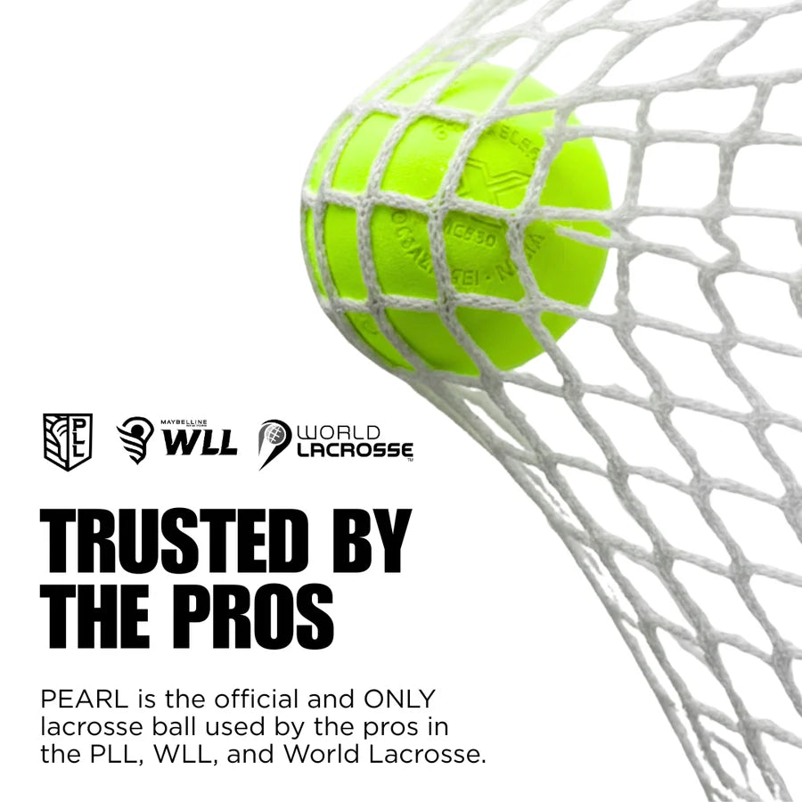 Pearl X Lacrosse Balls-Greaseless 3-Pack