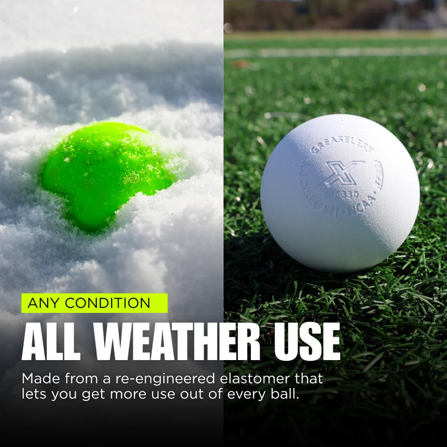 Pearl X Lacrosse Balls-Greaseless 3-Pack
