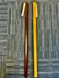 Flat Head Wooden Lacrosse Shaft