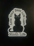 Ninth Life Cat Sticker