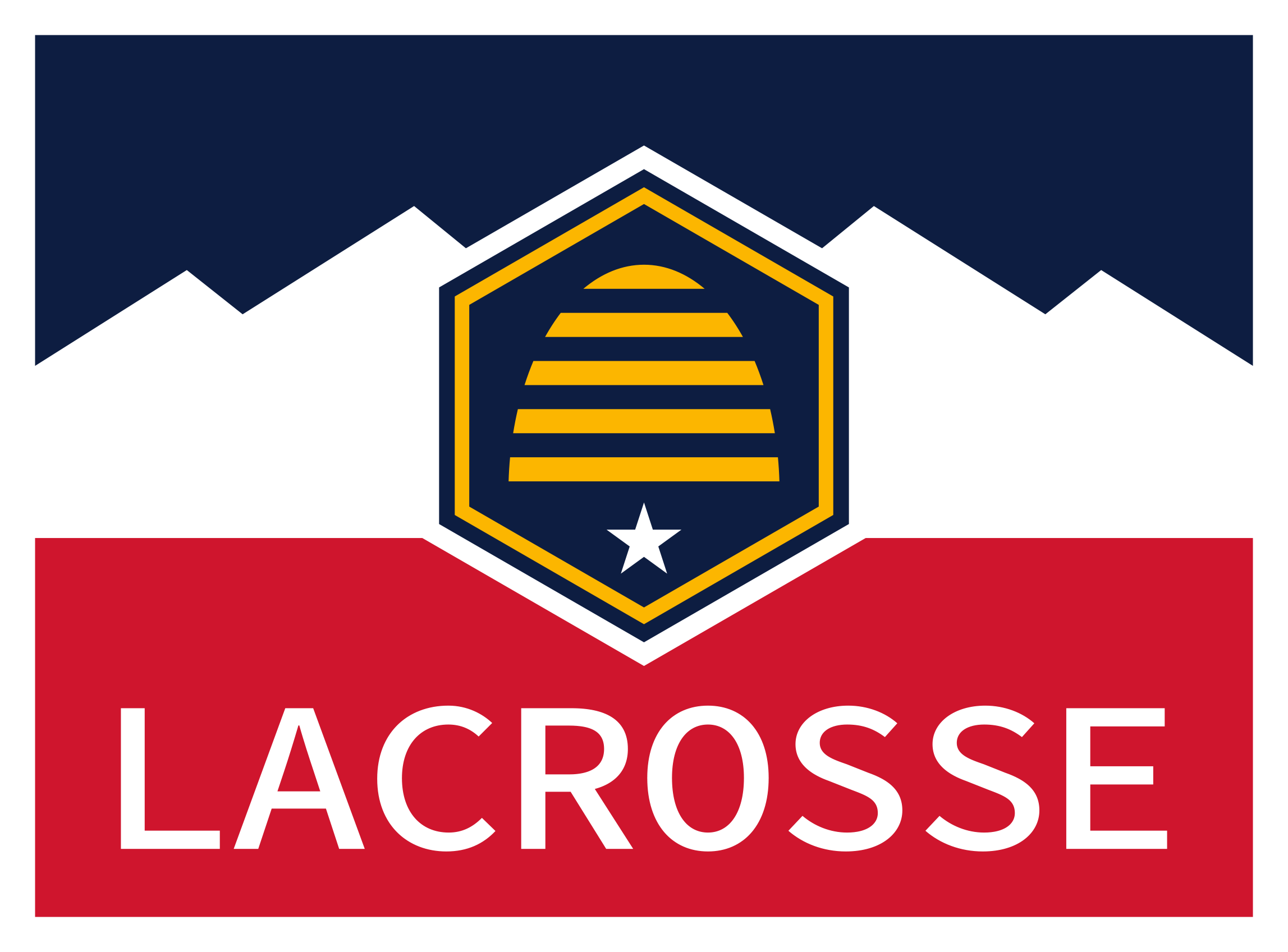 TWL Utah Flag Lacrosse Sticker