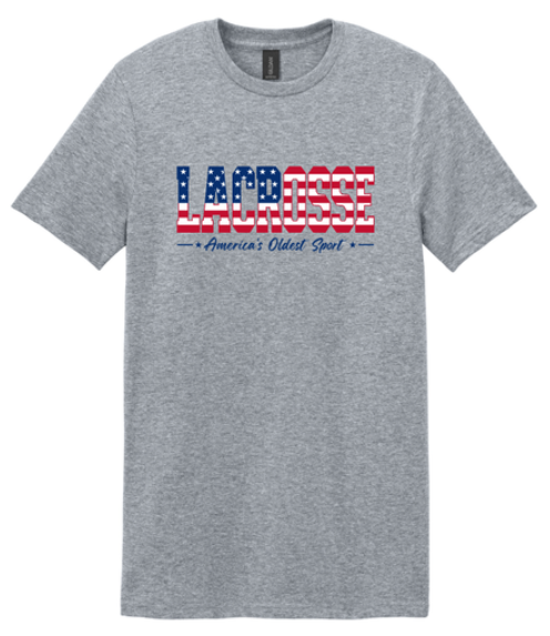 TWL USA Flag Lacrosse T-Shirt