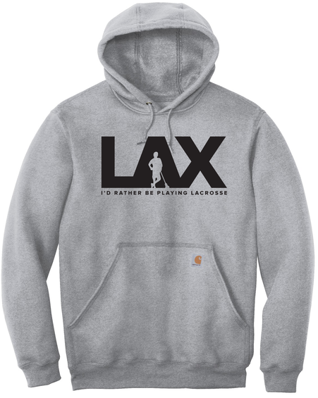 Carhartt I'd Rather Be Playing Lacrosse Hoodie