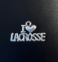 TWL I Love Lacrosse Necklace Charm