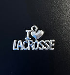 TWL I Love Lacrosse Necklace Charm