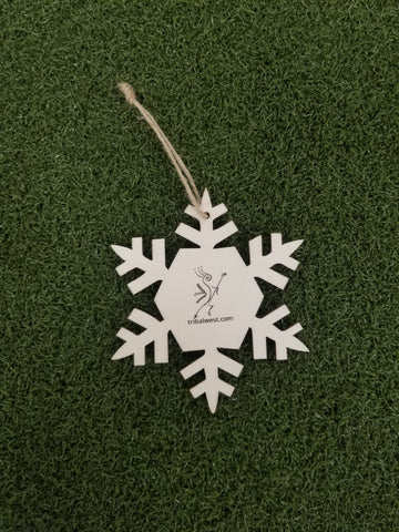 Wood Ornament Snowflake