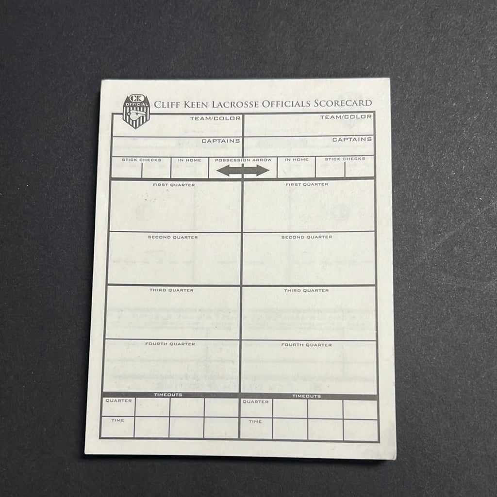 TWL Lacrosse Game Card