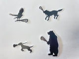 Lax Animal Stickers