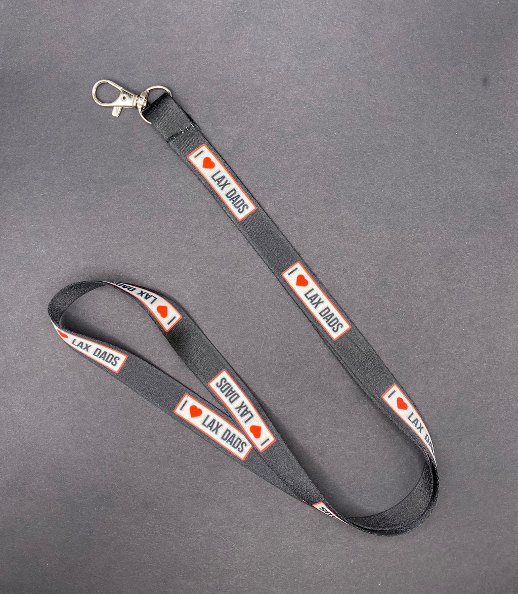 TWL I Heart Lax Dads Lanyard