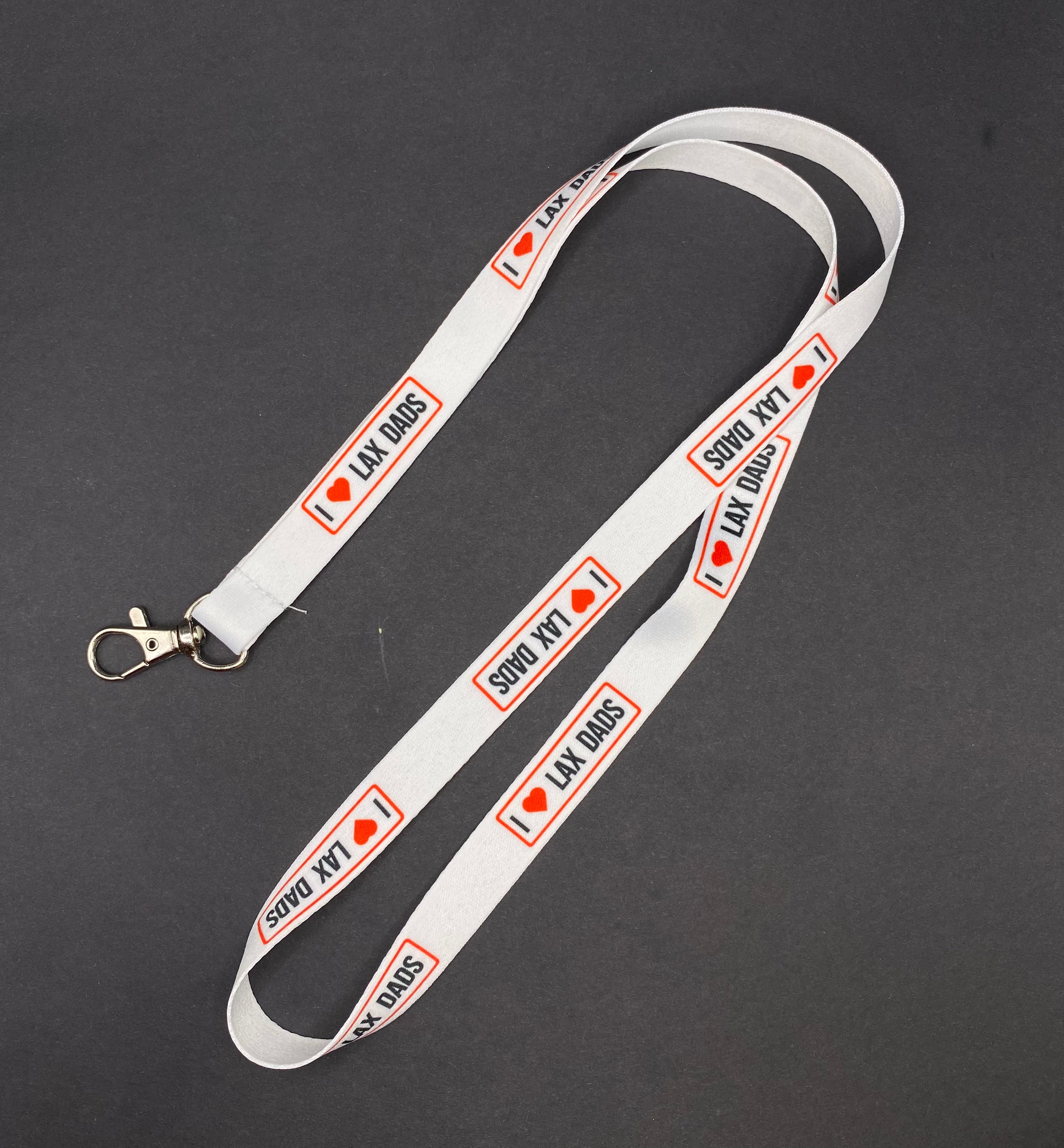 TWL I Heart Lax Dads Lanyard