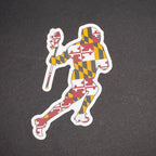 TWL LAX Bro Flag Stickers